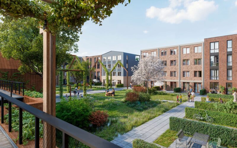 nieuwe impressie werftuin Havenhart