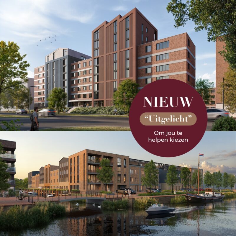 rubriek uitgelicht met alle woningtypen van Havenhart