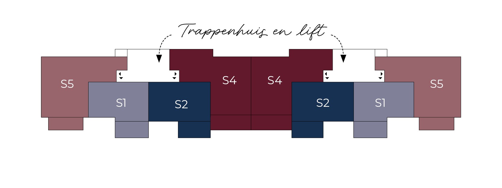 Verdiepingslagen Silouette - 1 t/m 5